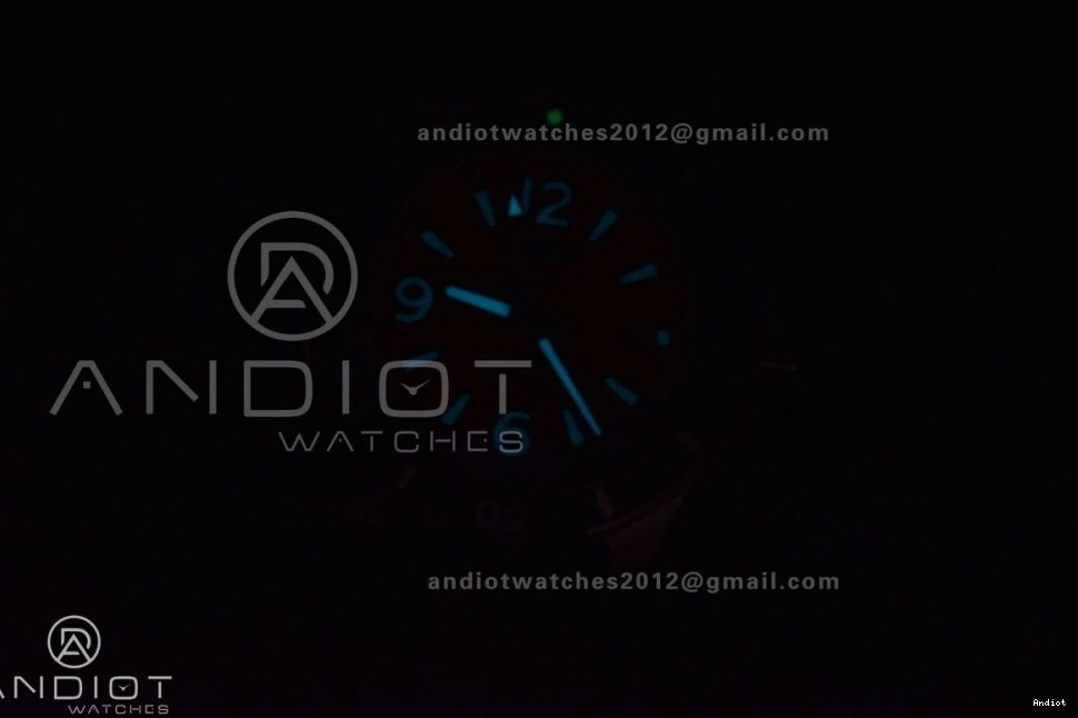 1:1 Automatic Best Edition Rubber Dial On Strap TF A2824 Black Superocean Black Black 44 Bezel 0428